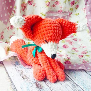 Amigurumi Grote Oren pluche Vos Haken (1)