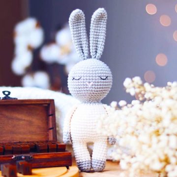 Slaperig Konijntje Haken Patroon (2)