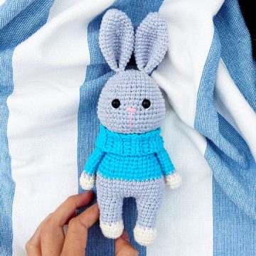 Konijntje in een Trui Amigurumi PDF Haken (1)