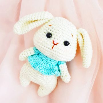 Amigurumi Konijn met Mollige Wangen PDF Patroon (1)