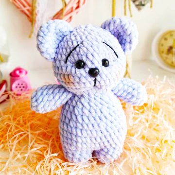 Dikke Teddy Beer Amigurumi Patroon Gratis (1)