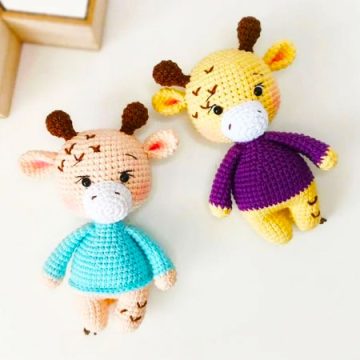 Kleine Giraf in Trui Amigurumi PDF Patroon (2)