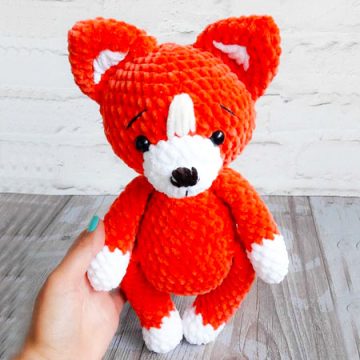 Pluche Vos Hanry PDF Haken Patroon Gratis (2)