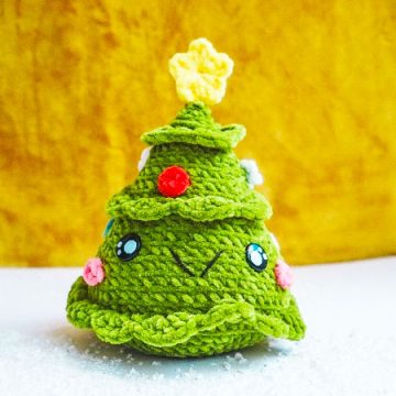 Pluche kerstboom PDF Haken Patroon (1)