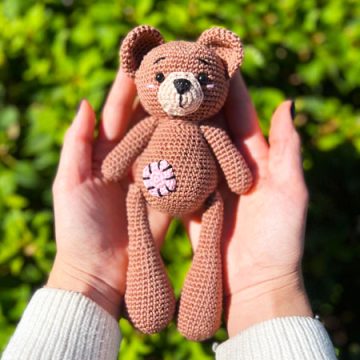 Teddy Fufy Beer PDF Haken Patroon (1)